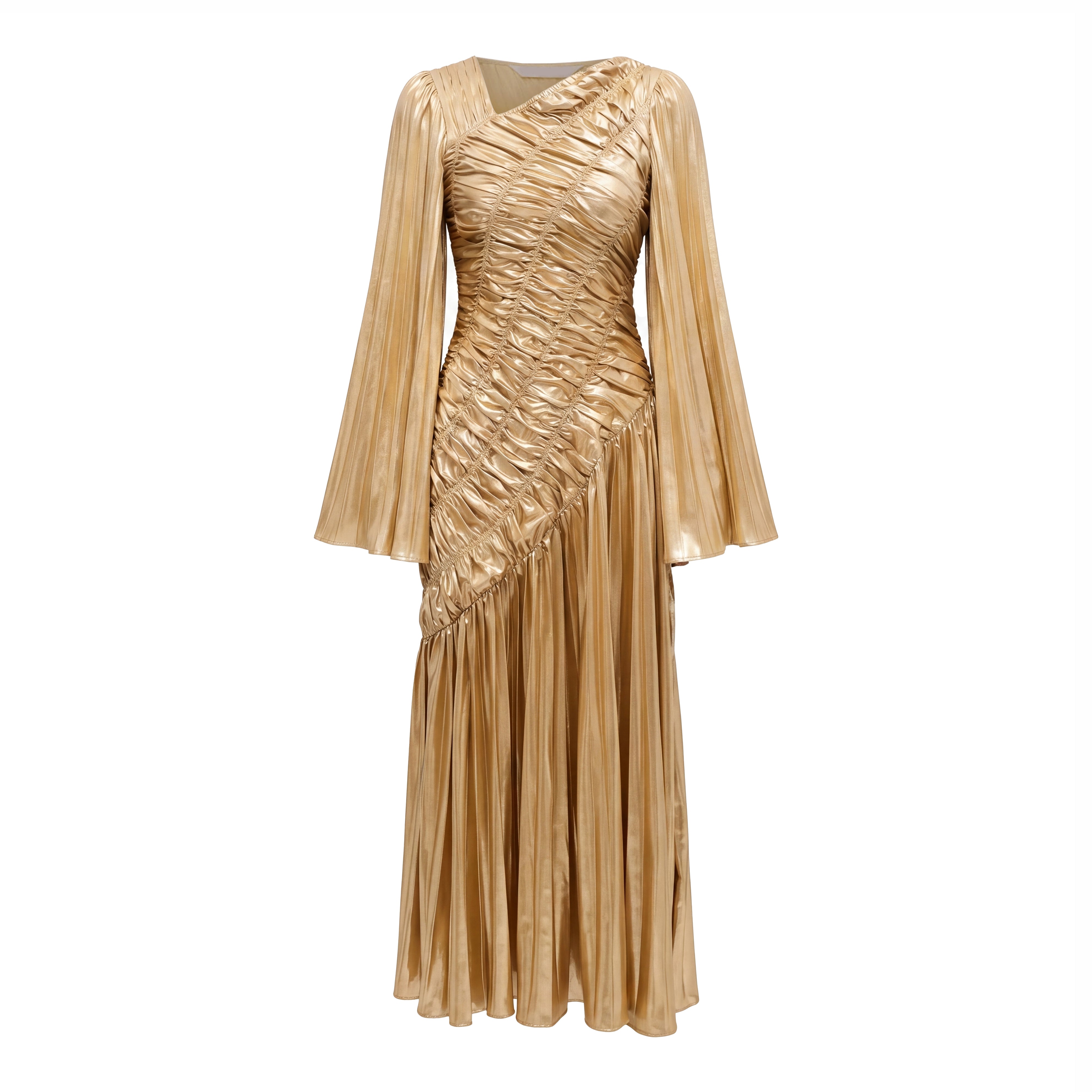 Metallic Maxi Dress