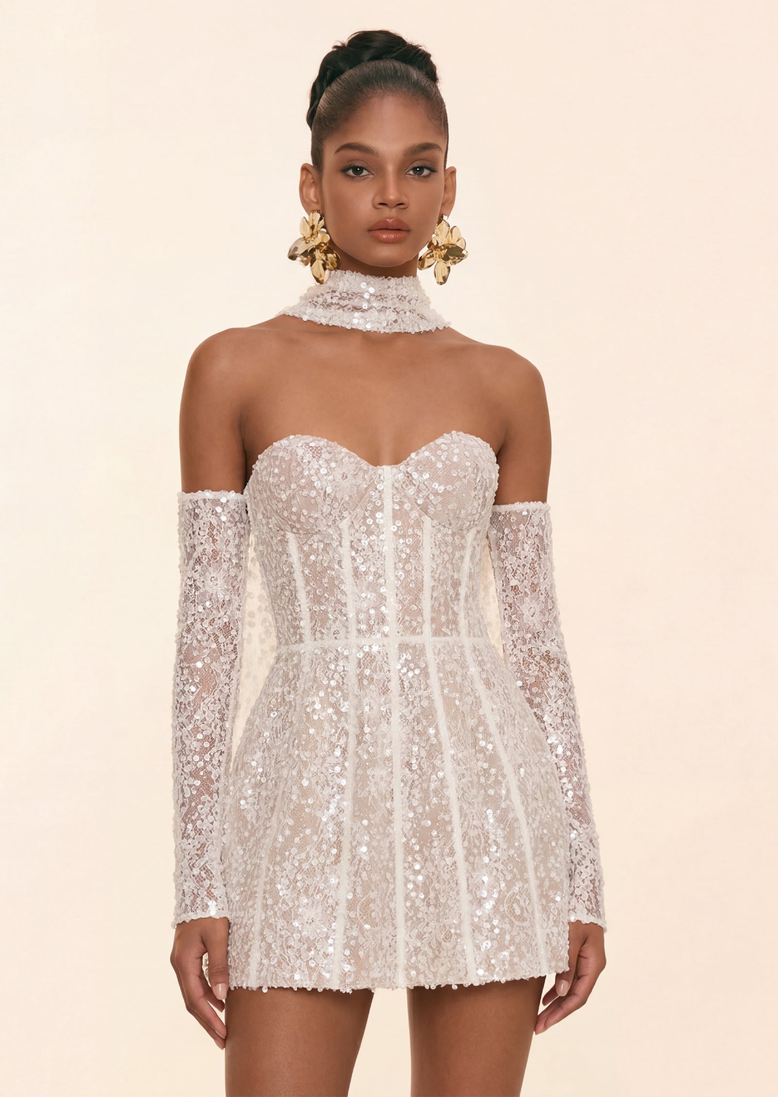 Taline Off Shoulder Mini Dress