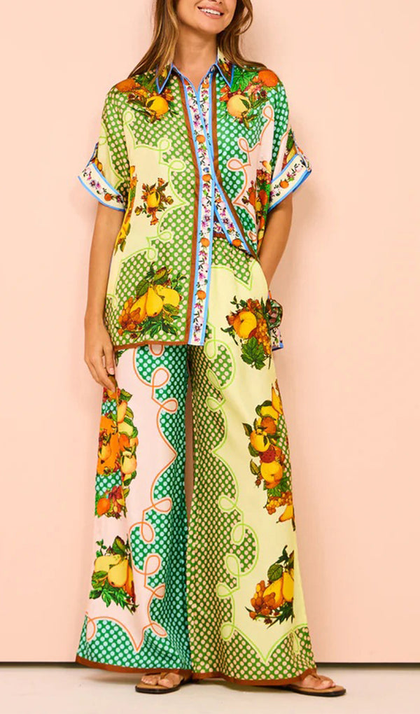 Outfits Hawaiian Two Piece Set