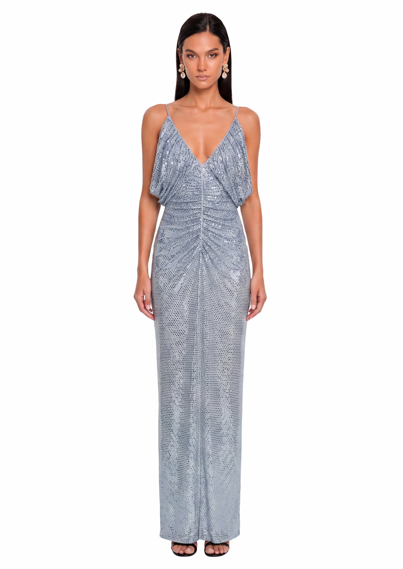Dagny Rhinestone Sleeveless Maxi Dress