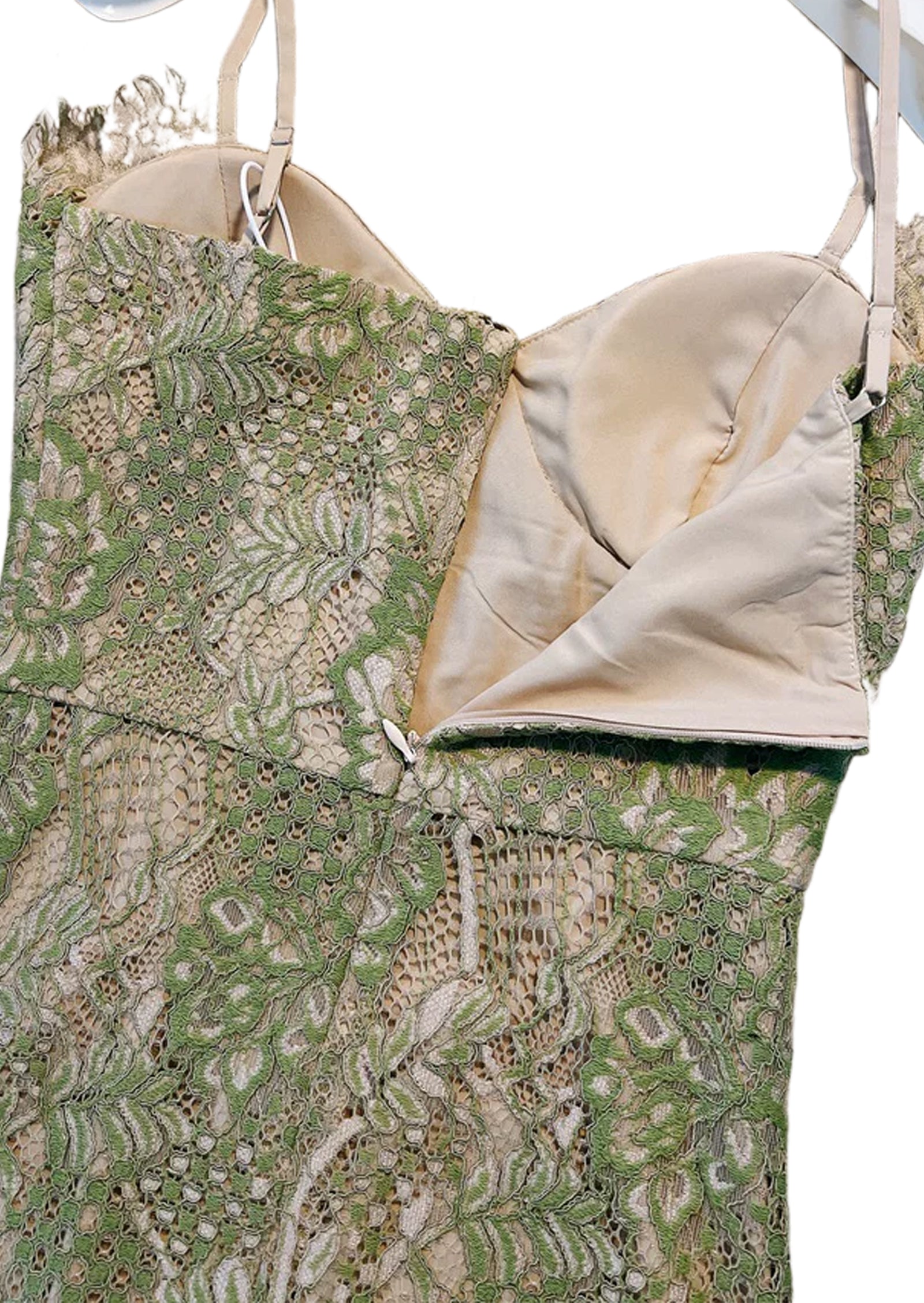 Midikleid in A-Linie mit Blumenmuster und Laternenärmeln