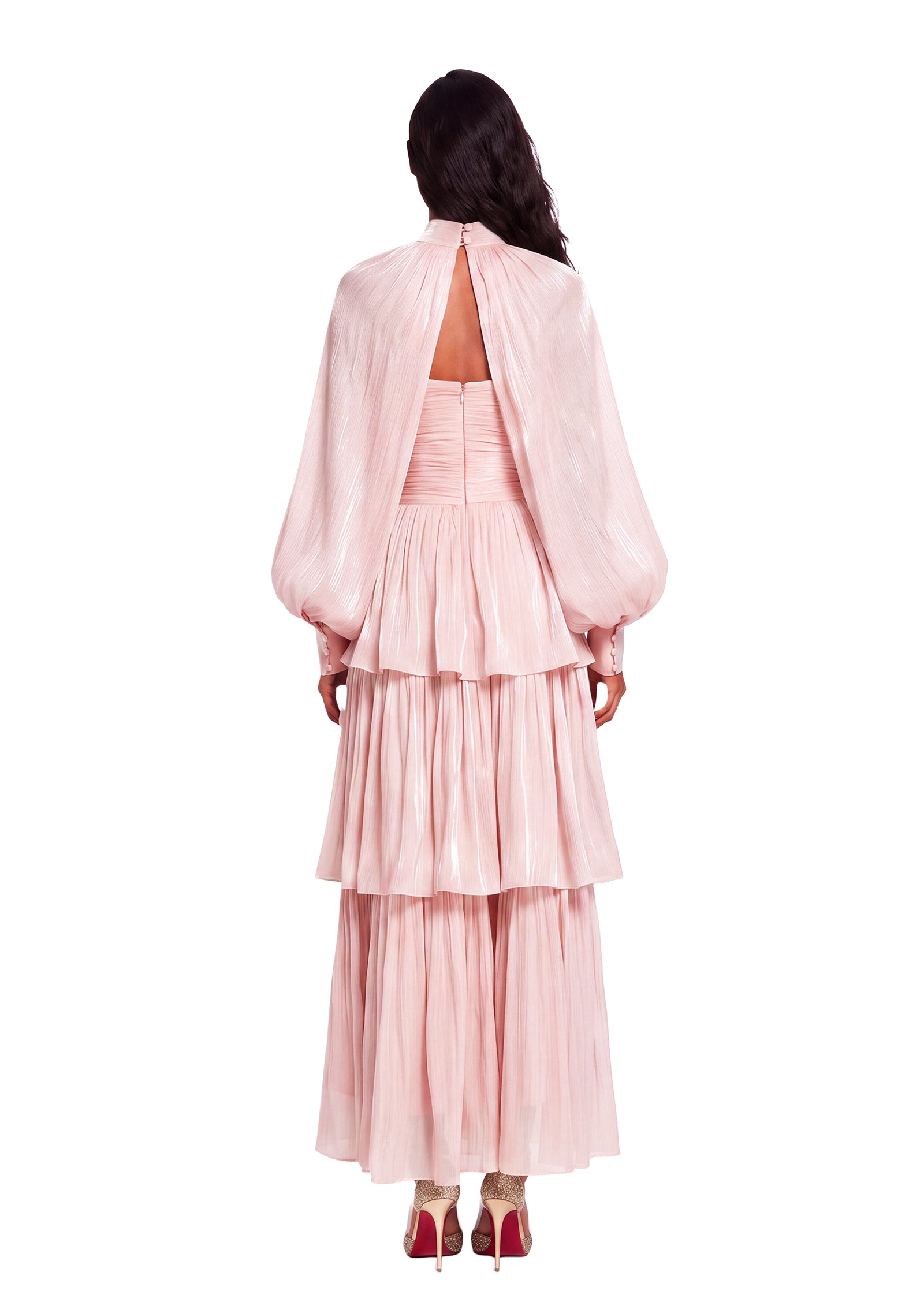 Wald Strapless Maxi Dress In  Pink