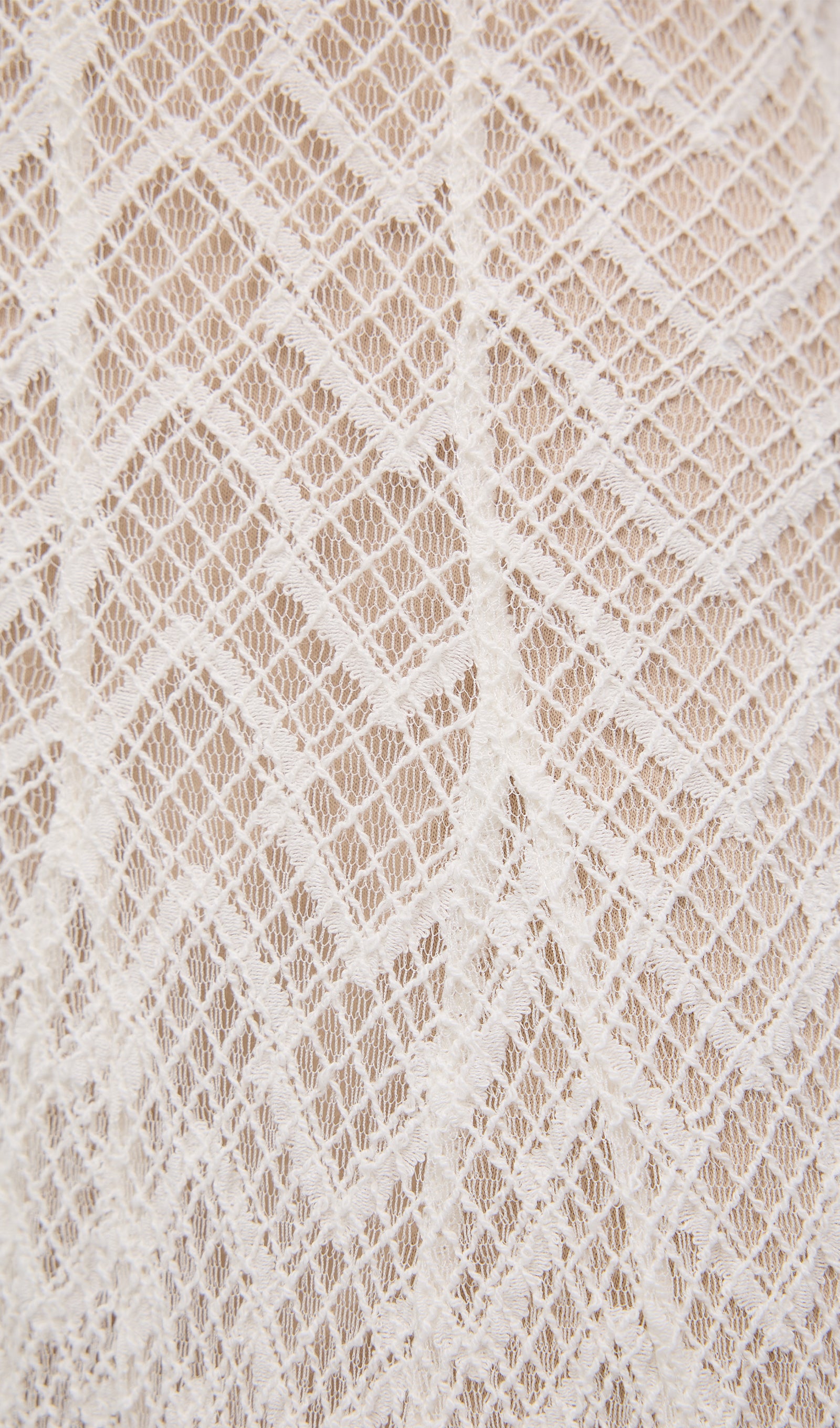 Solid Pointelle Sleeveless Maxi Dress