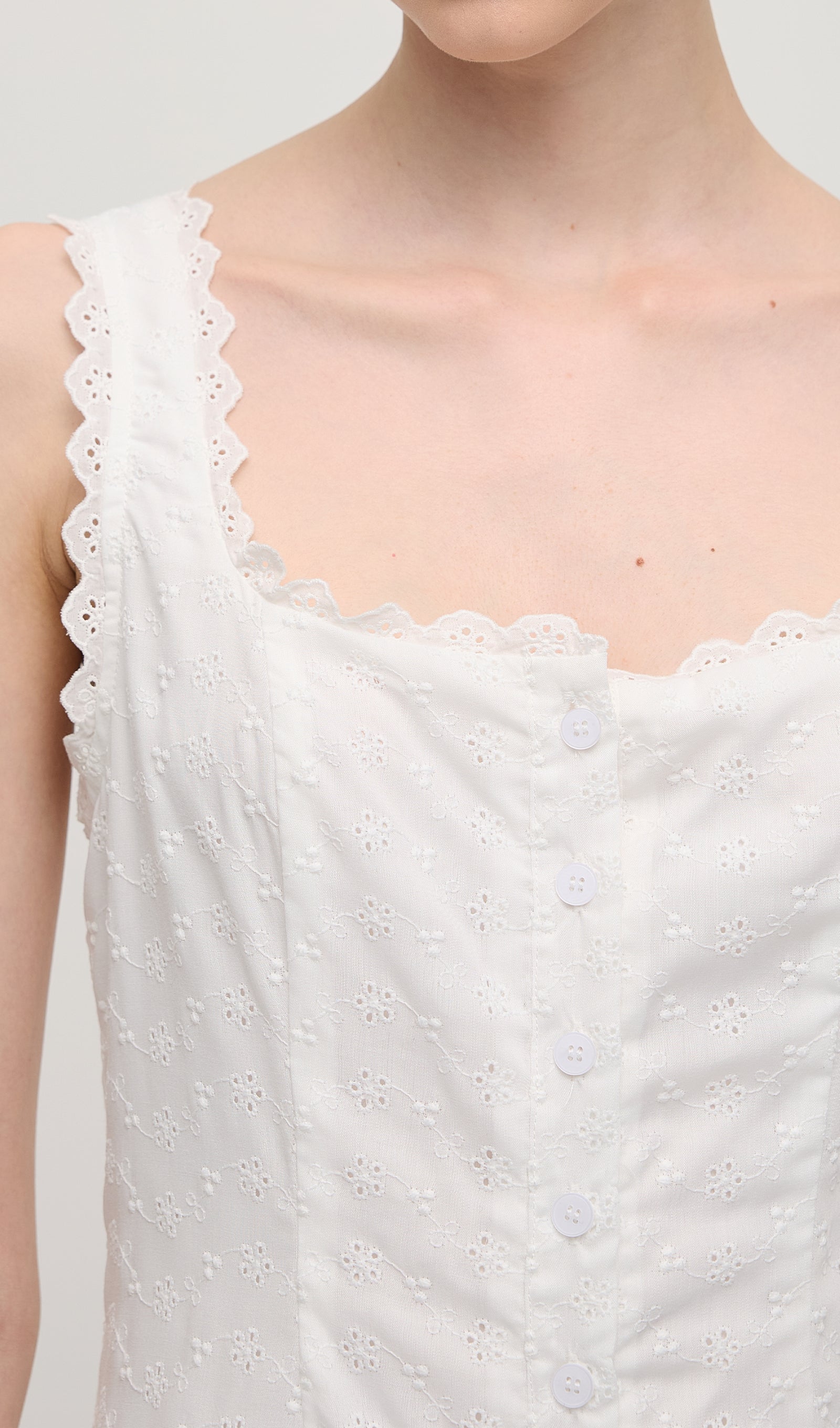 Midikleid in A-Linie mit Blumenmuster und Laternenärmeln