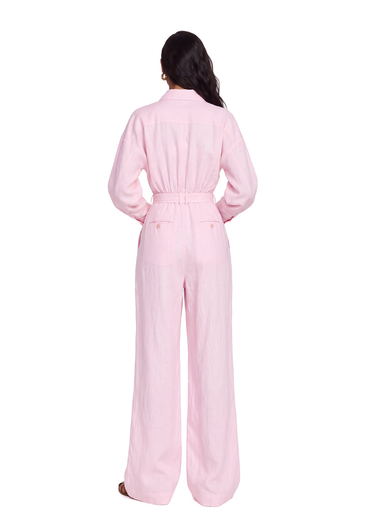 Aakifah Long Sleeve  Bodysuit In Pink