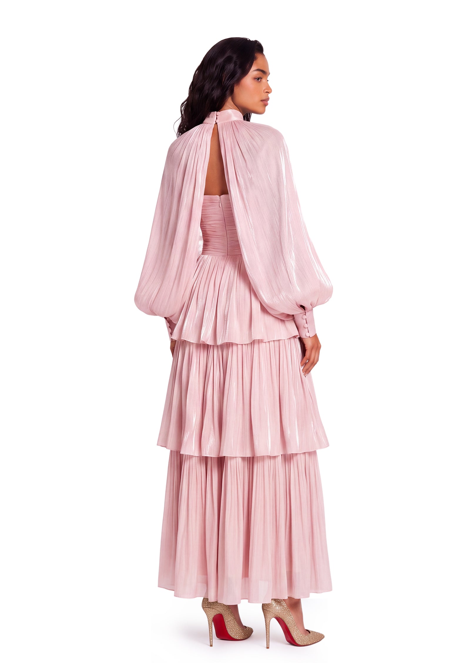 Wald Strapless Maxi Dress In  Pink