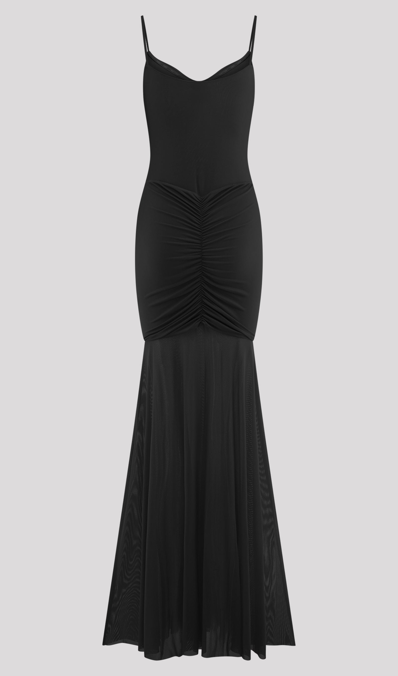 Midikleid in A-Linie mit Blumenmuster und Laternenärmeln