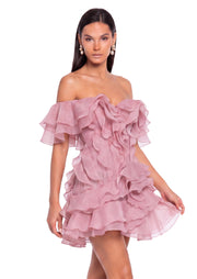 Layered Ruffled Mini Dress