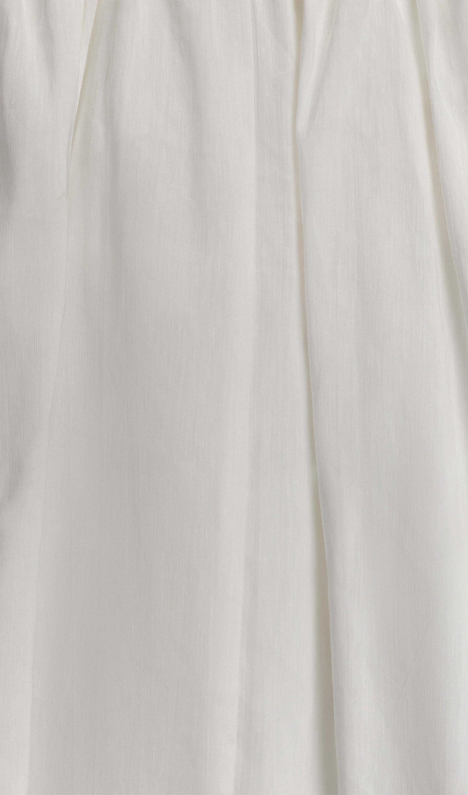 Midikleid in A-Linie mit Blumenmuster und Laternenärmeln