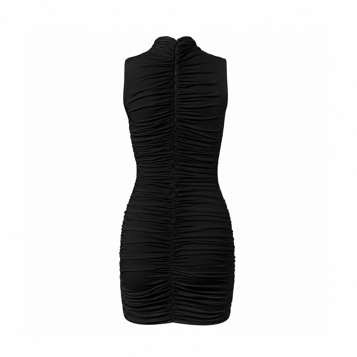 Cabriole Sleeveless Pleated Mini Dress