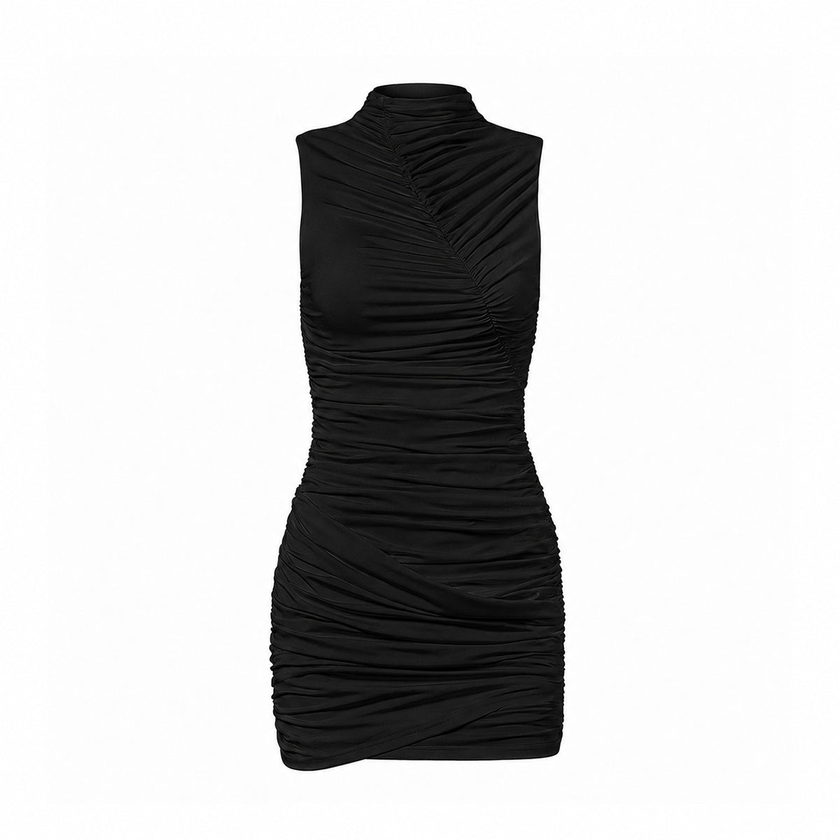 Cabriole Sleeveless Pleated Mini Dress