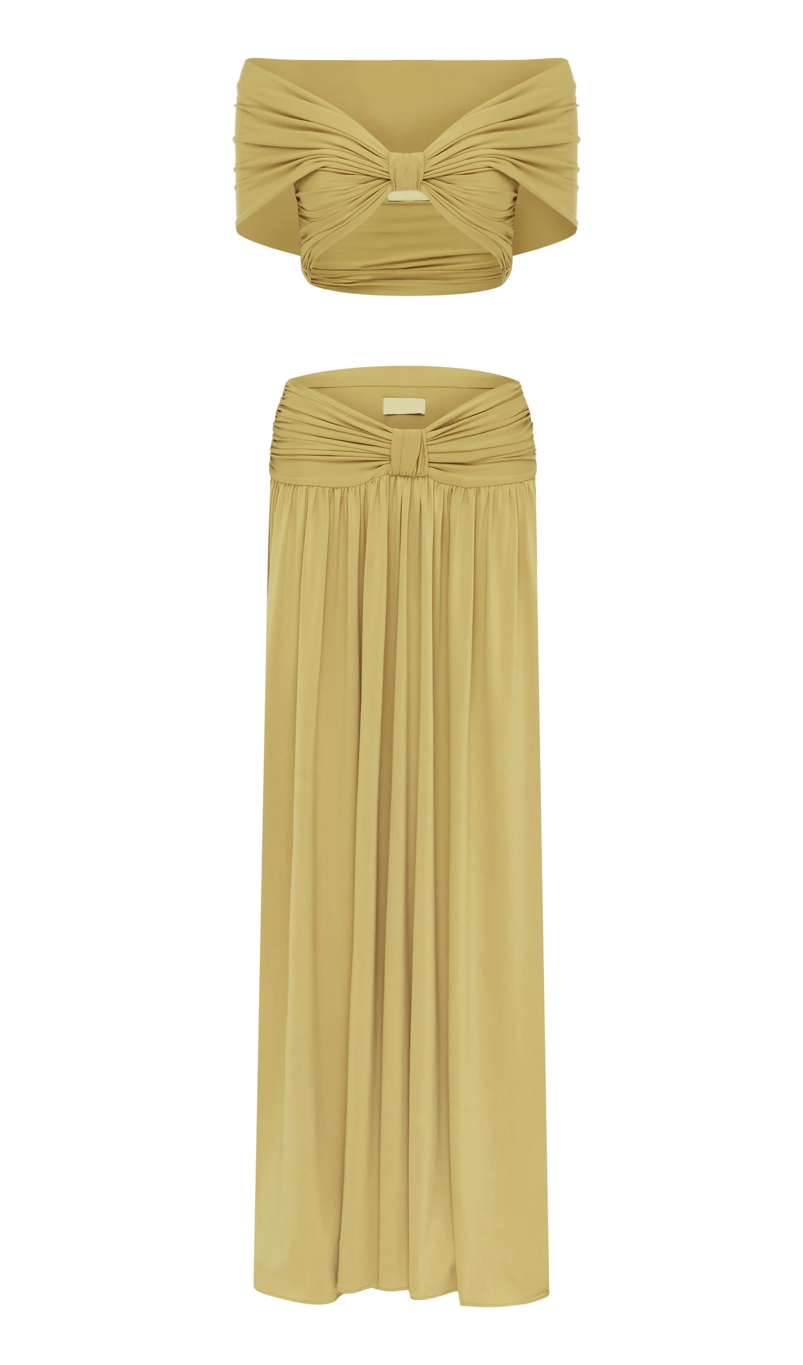 Midikleid in A-Linie mit Blumenmuster und Laternenärmeln