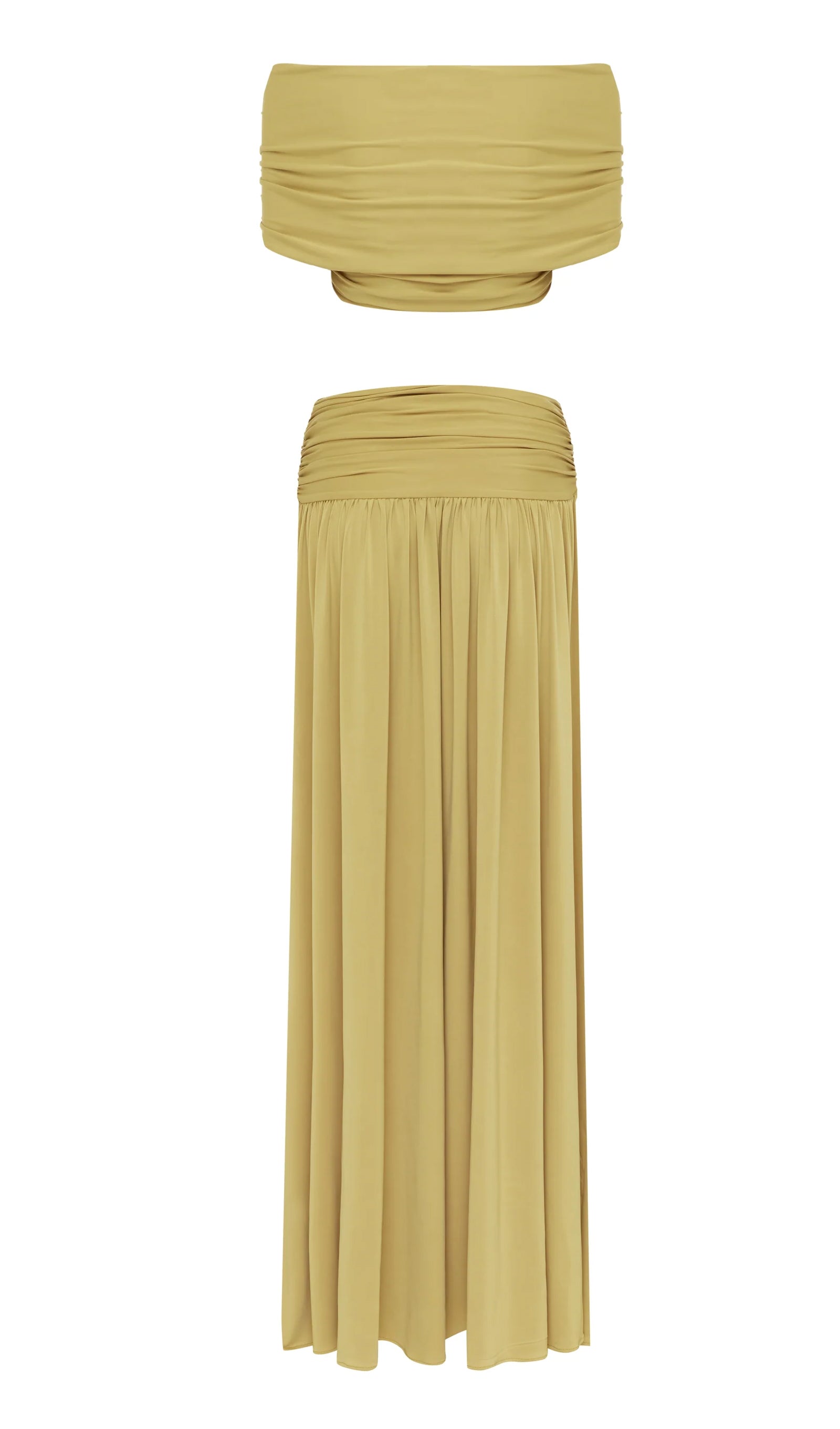 Midikleid in A-Linie mit Blumenmuster und Laternenärmeln