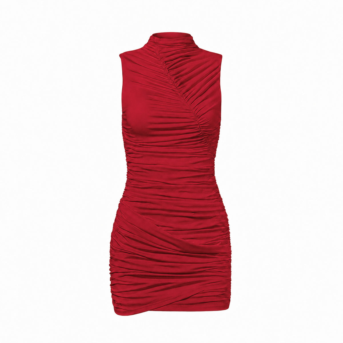 Cabriole Sleeveless Pleated Mini Dress