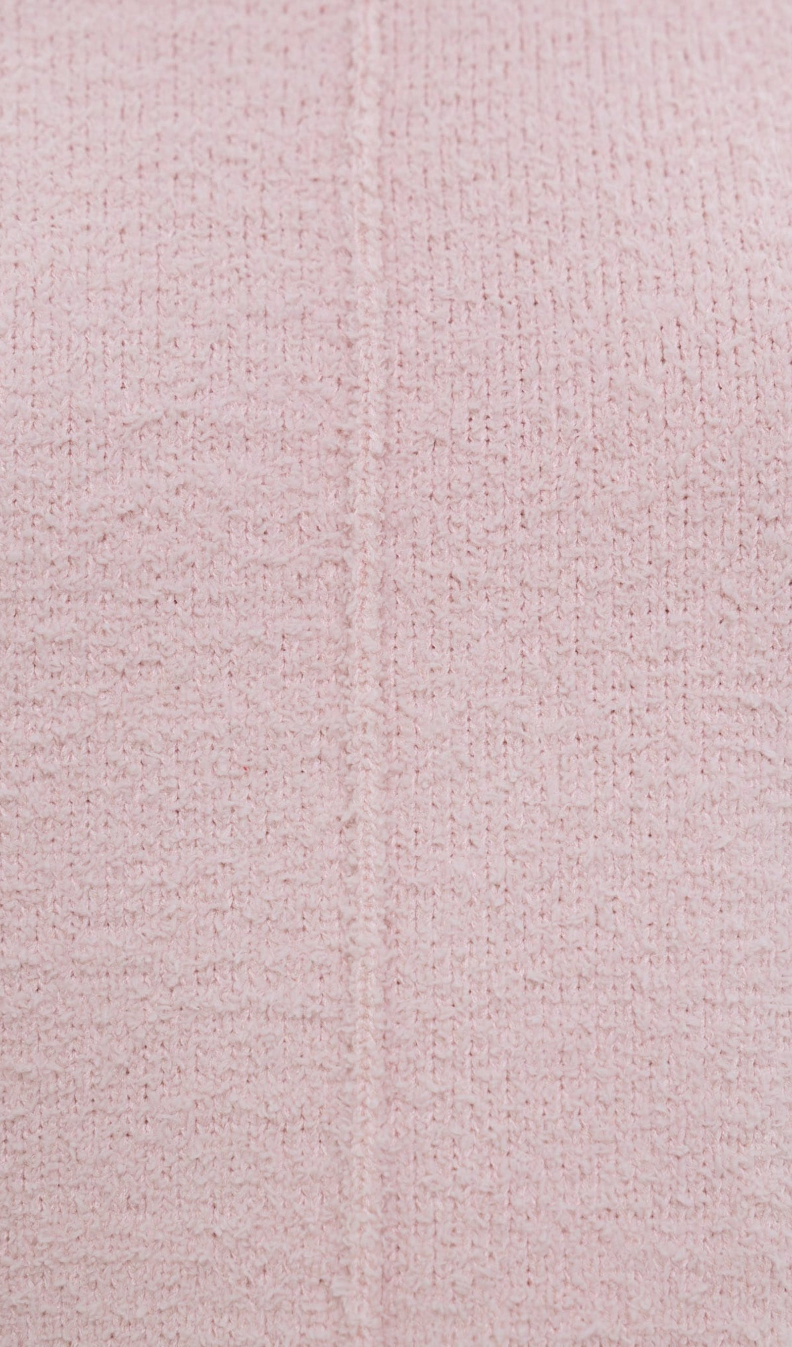 Textured Knitted Jumper & Mini Skirt Set Pink
