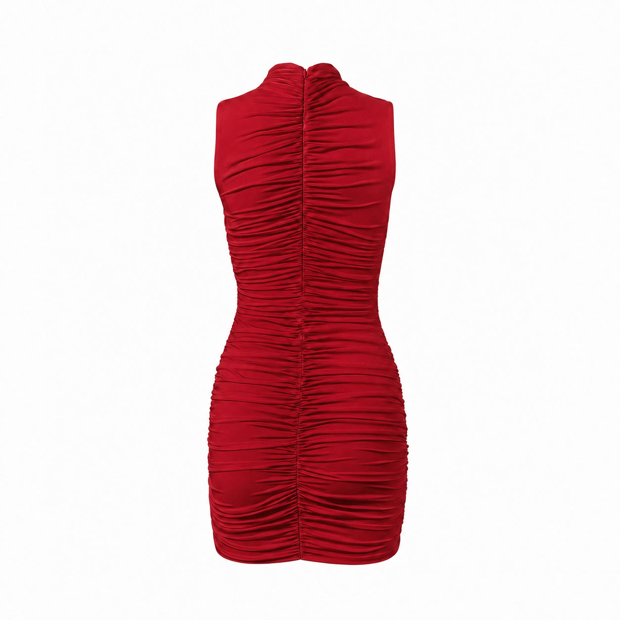 Cabriole Sleeveless Pleated Mini Dress