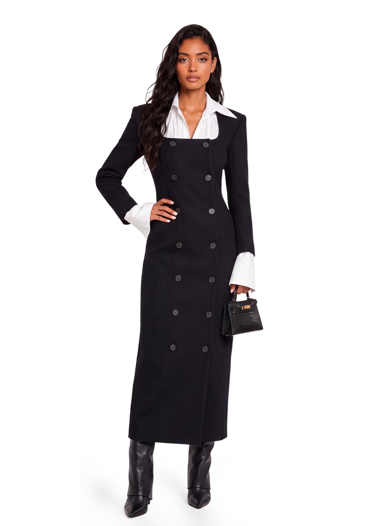 Abeje Long Tailored Coat