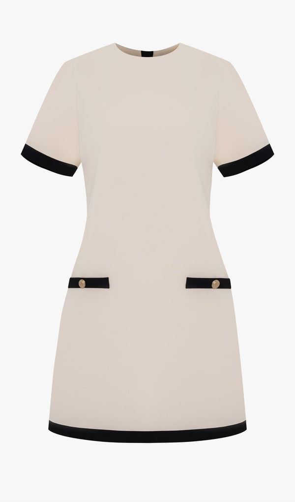 Demure A Silhouette Mini Dress