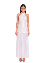 Aalilyanna Halter Neck Backless Maxi Dress