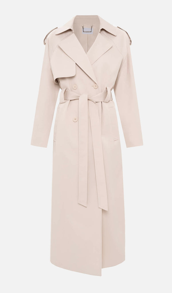 Maxi Trench With Wide Belt