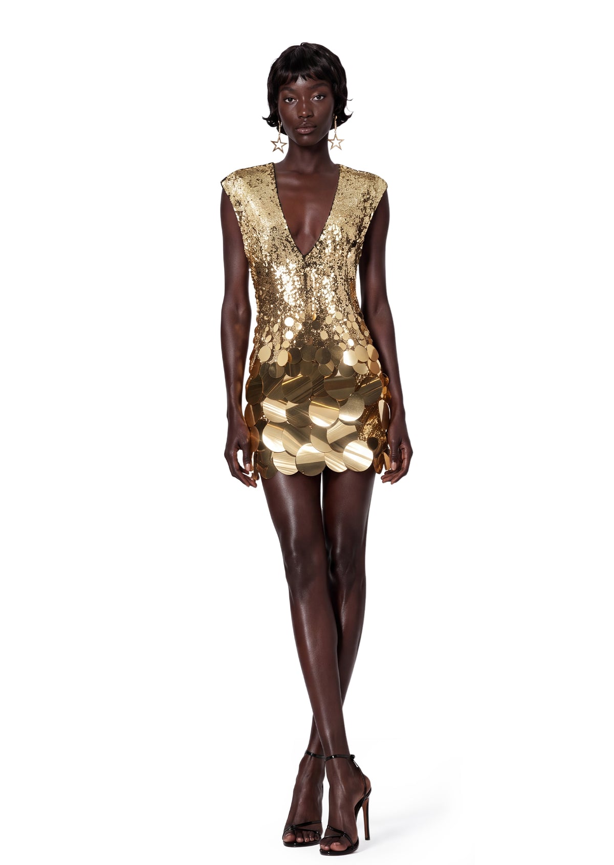 Gable Sleeveless Sequin Mini Dress