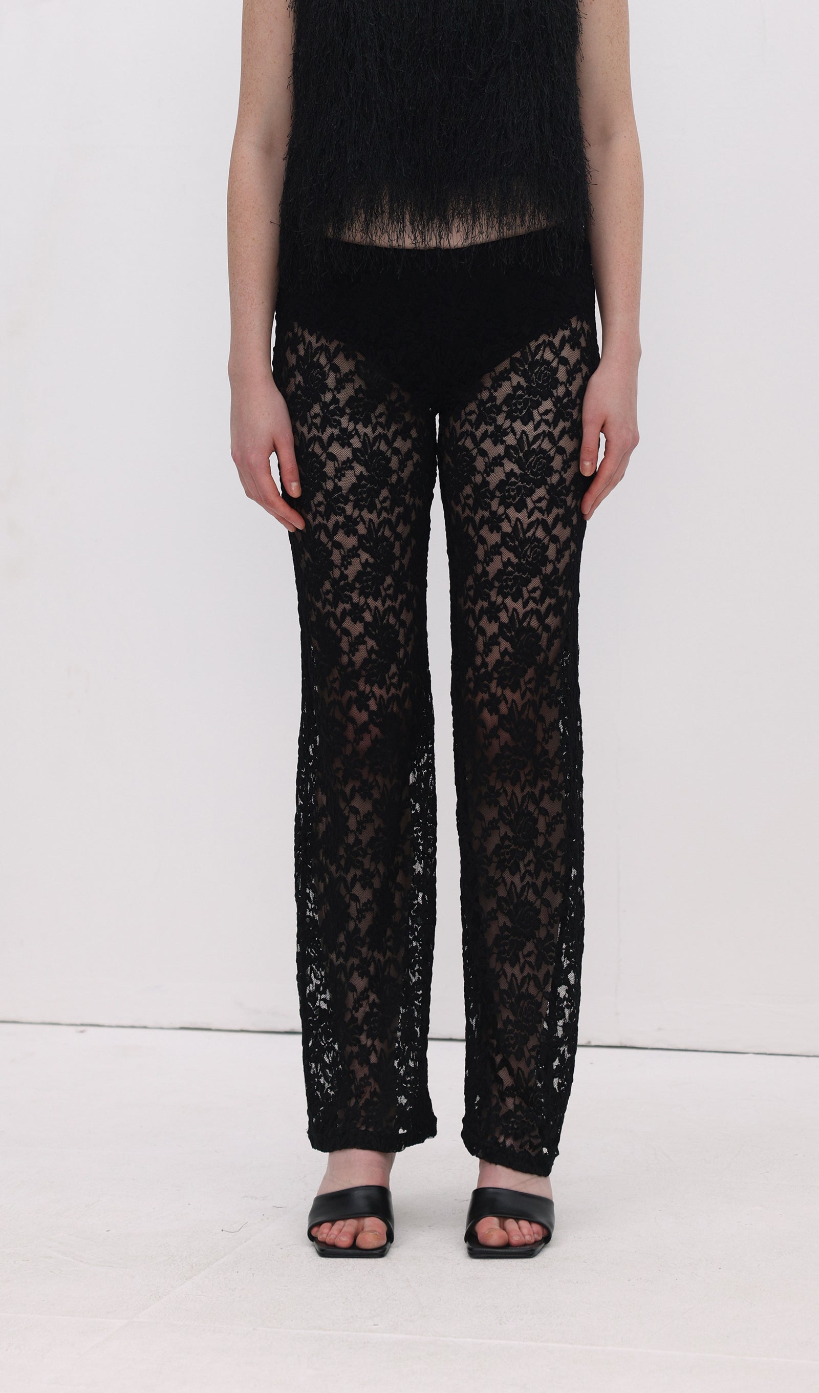Lace Hollow Out Trousers