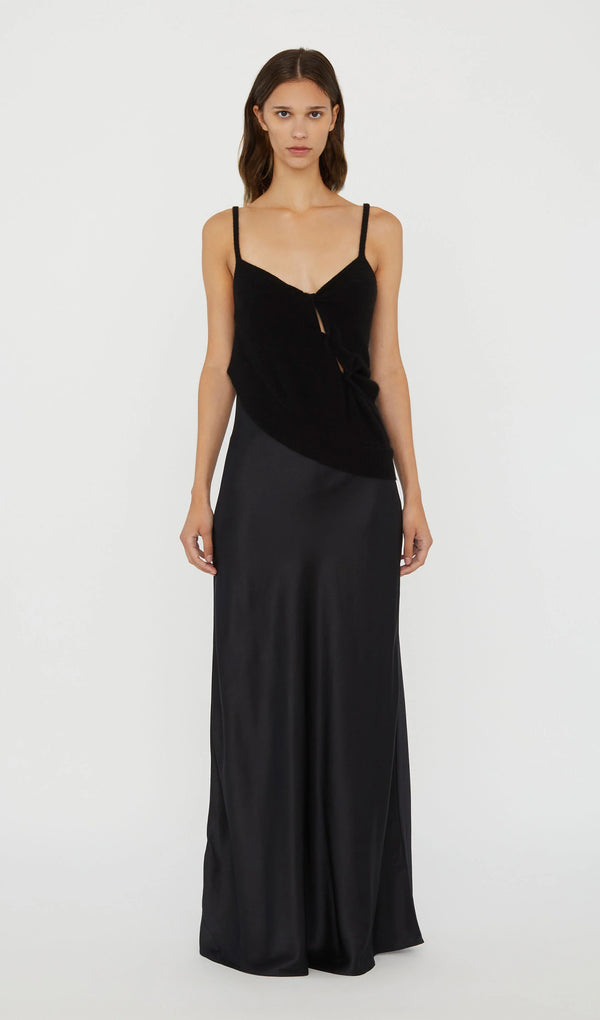 Black Entwined Duo Maxi Dress