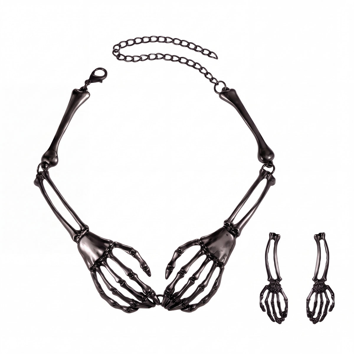Ebrill Necklace and Ear Stud Set