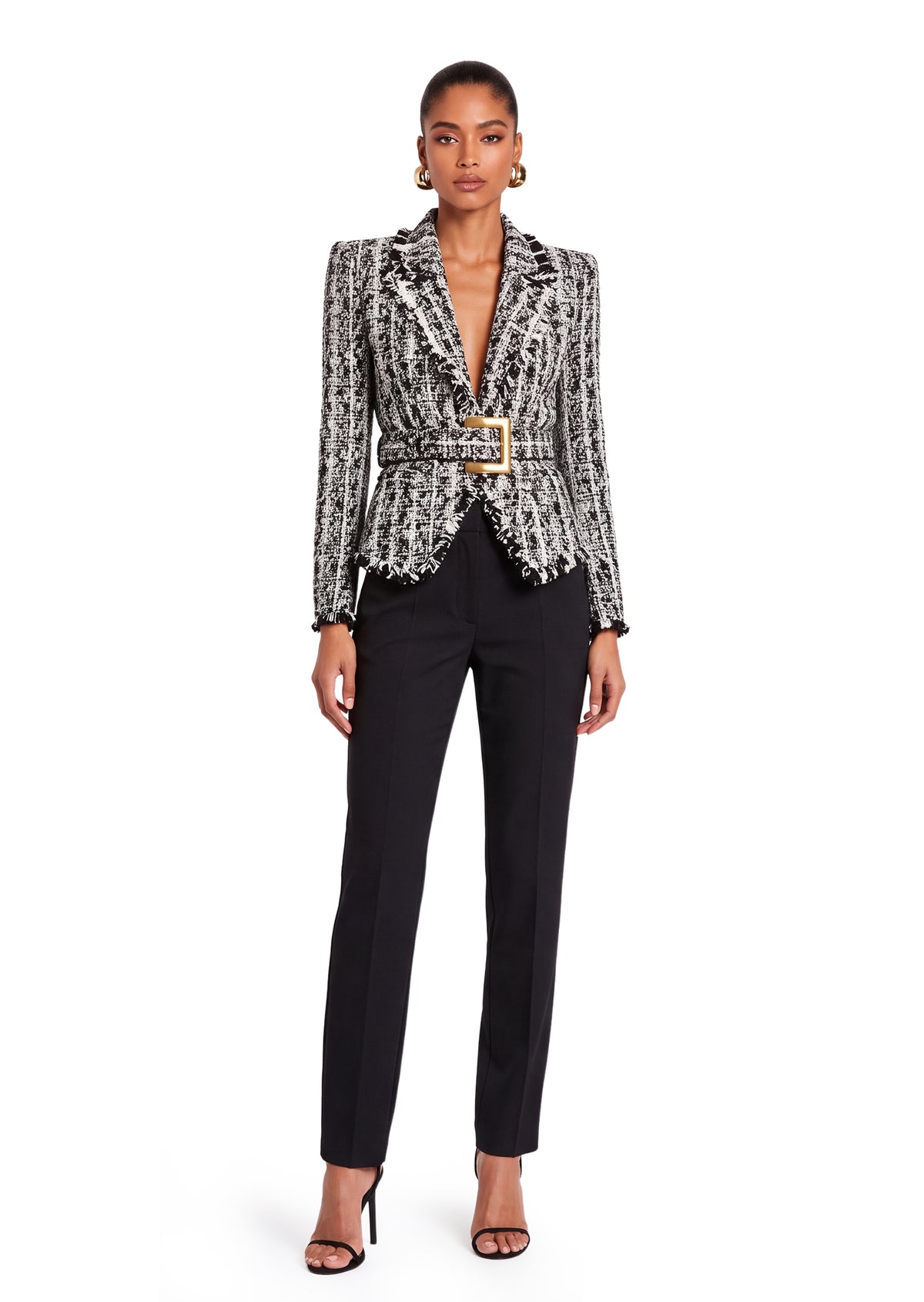 Eben V Neck long Sleeve Blazer