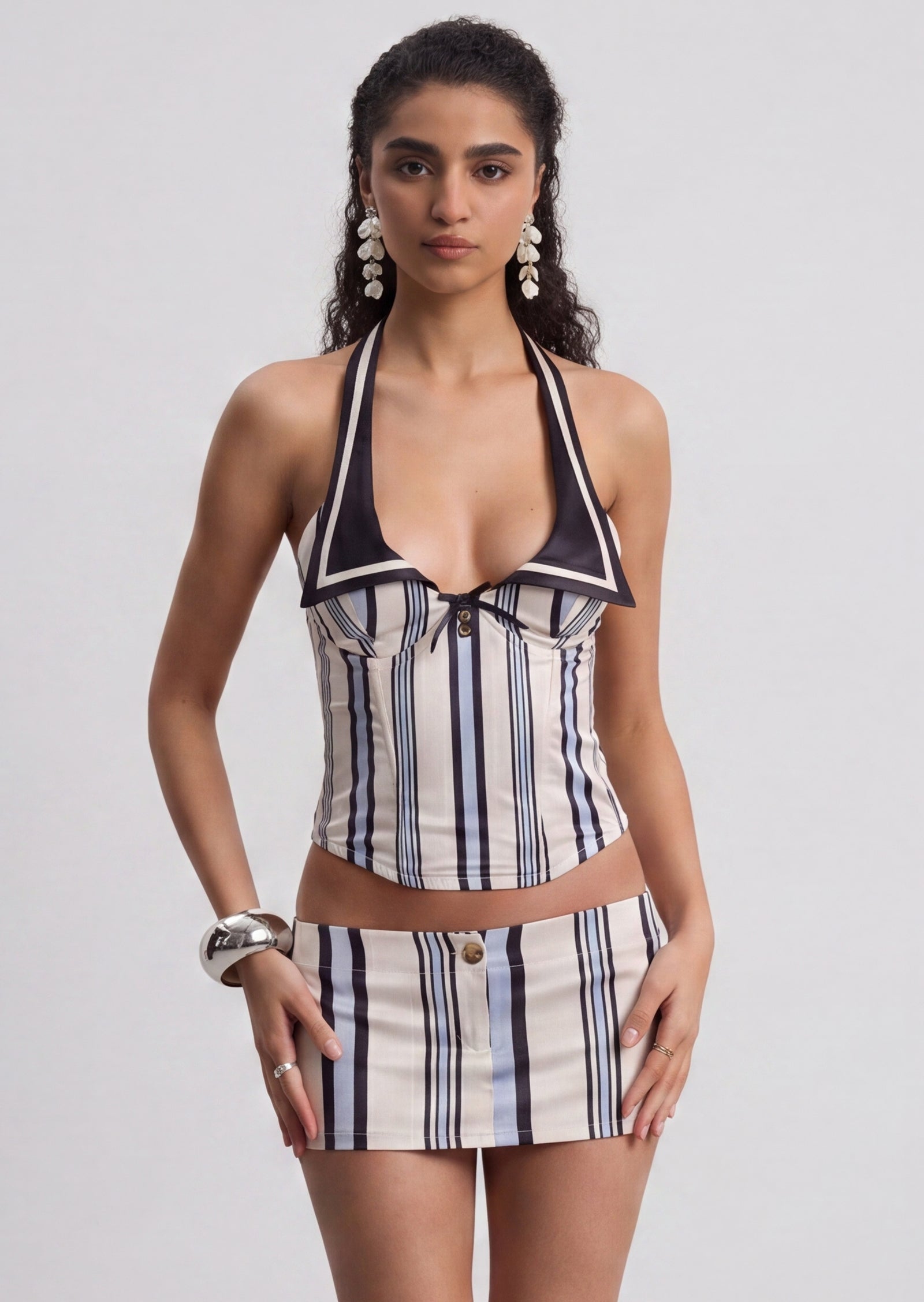 Apola Stripe Two Piece Set