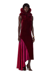 Yoko Velvet Midi Dress