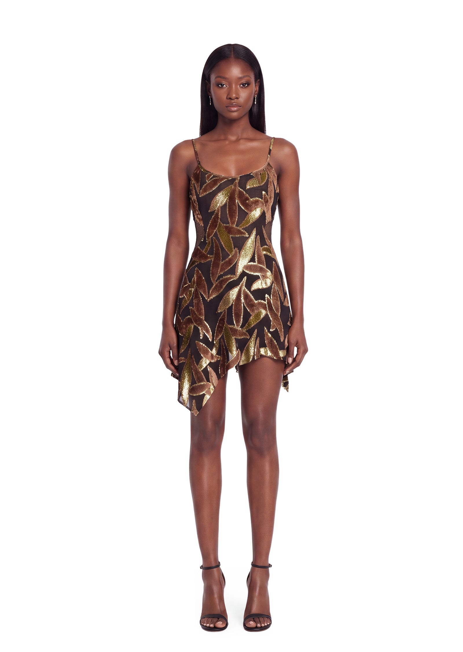 Dagan Sleeveless Velvet Mini Dress