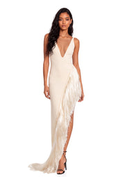 Ebba Sleeveless Tassel Maxi Dress