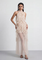 Jussi Floral Ruffled Maxi Dress