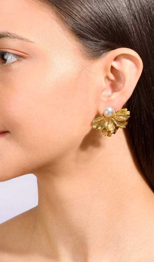 Retro Leaf Earrings