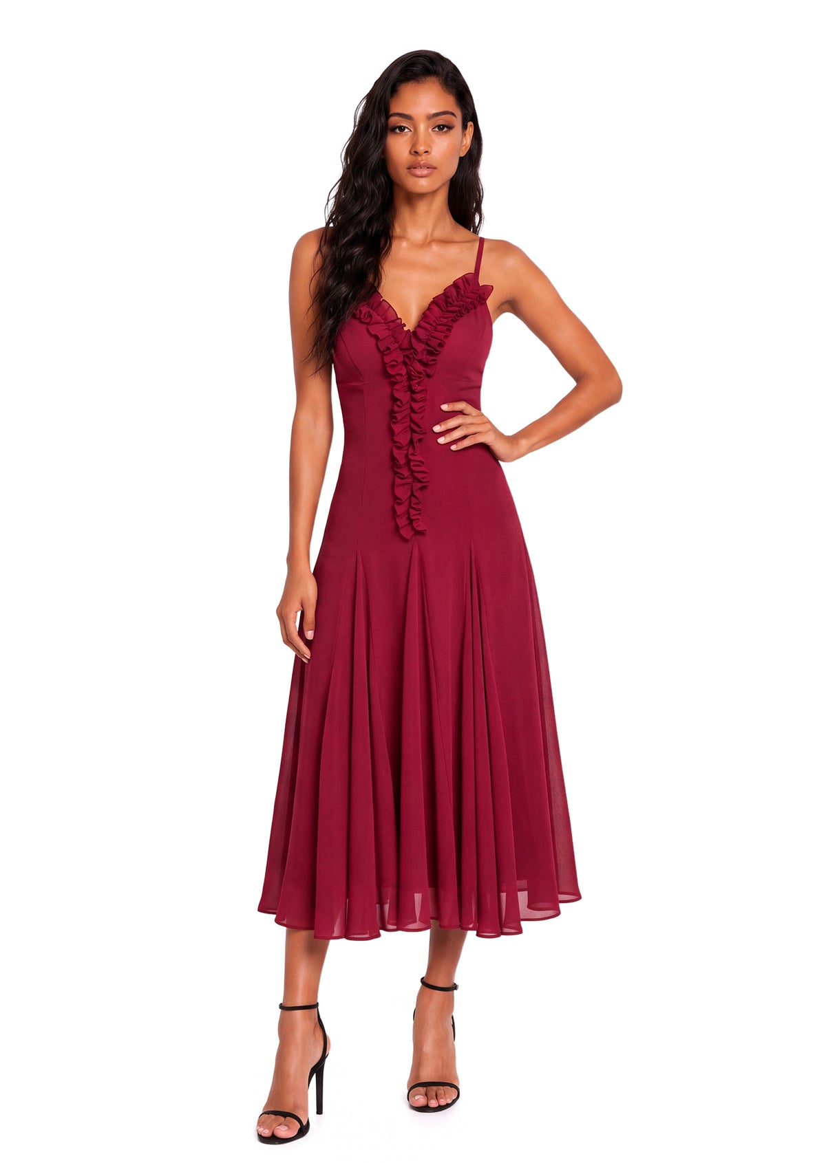 Baara Sleeveless Midi Dress