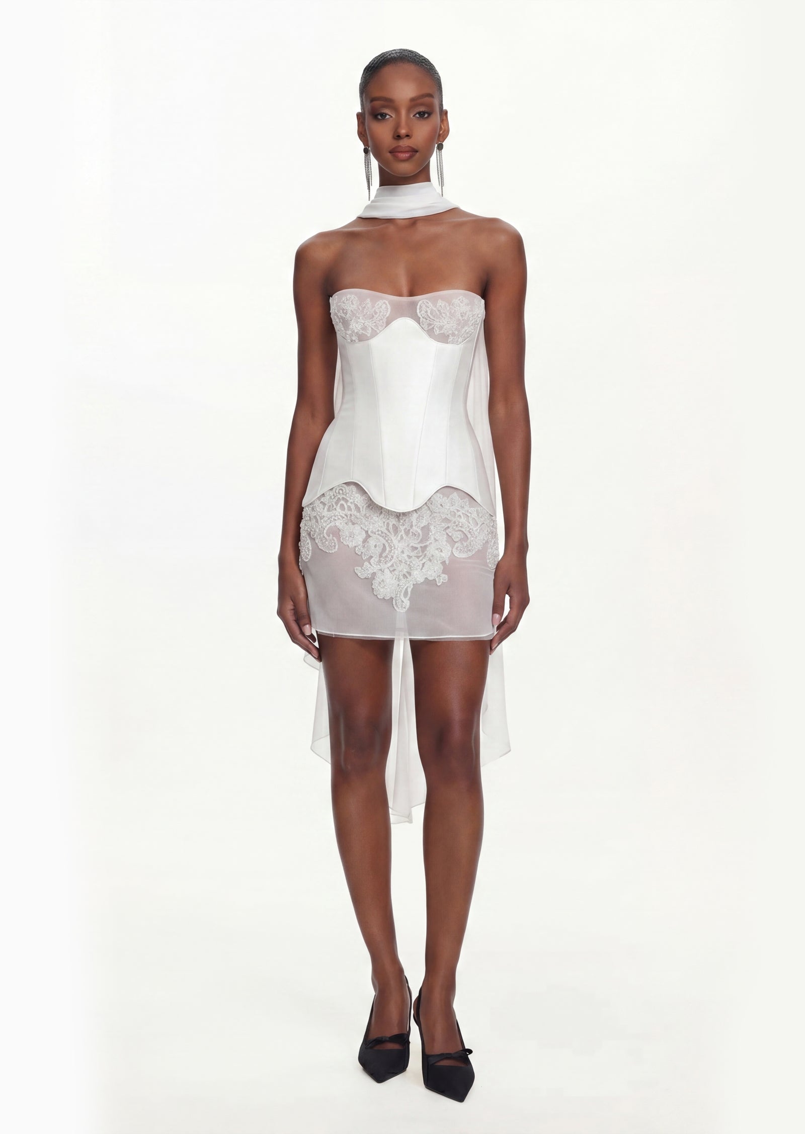 Leona Corset Bodice & Mini Skirt Set