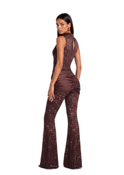 Lolly Sleeveless Top & Flared Pants Set