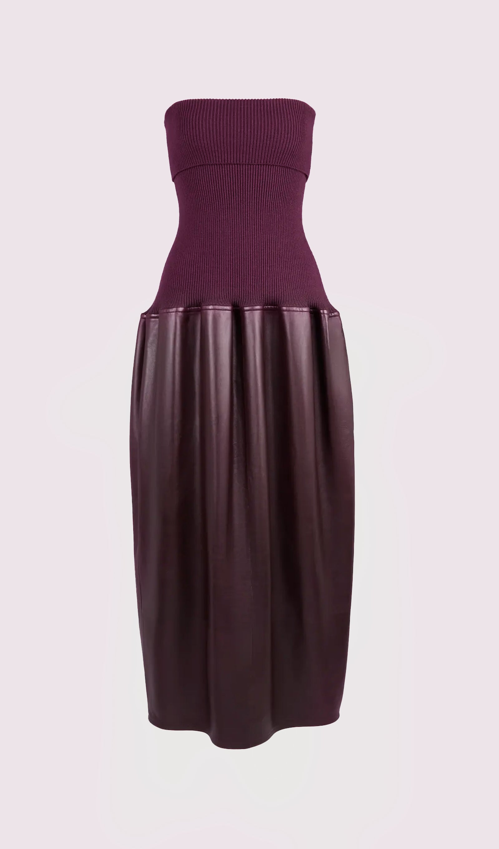 Midikleid in A-Linie mit Blumenmuster und Laternenärmeln