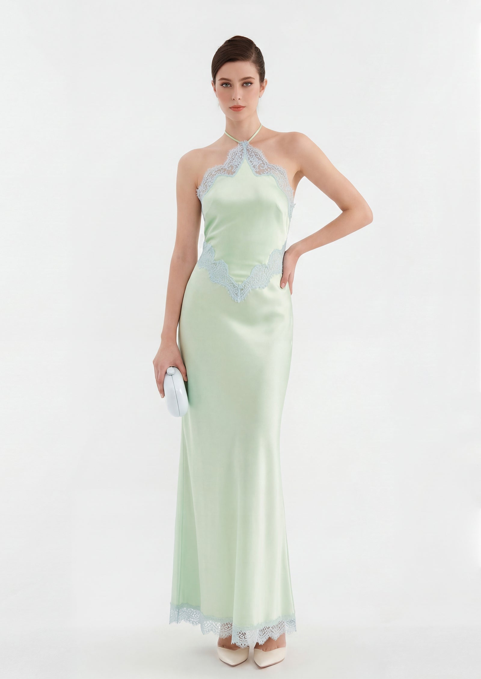 Eigra Halter-Neck Maxi Dress