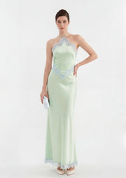 Eigra Halter-Neck Maxi Dress