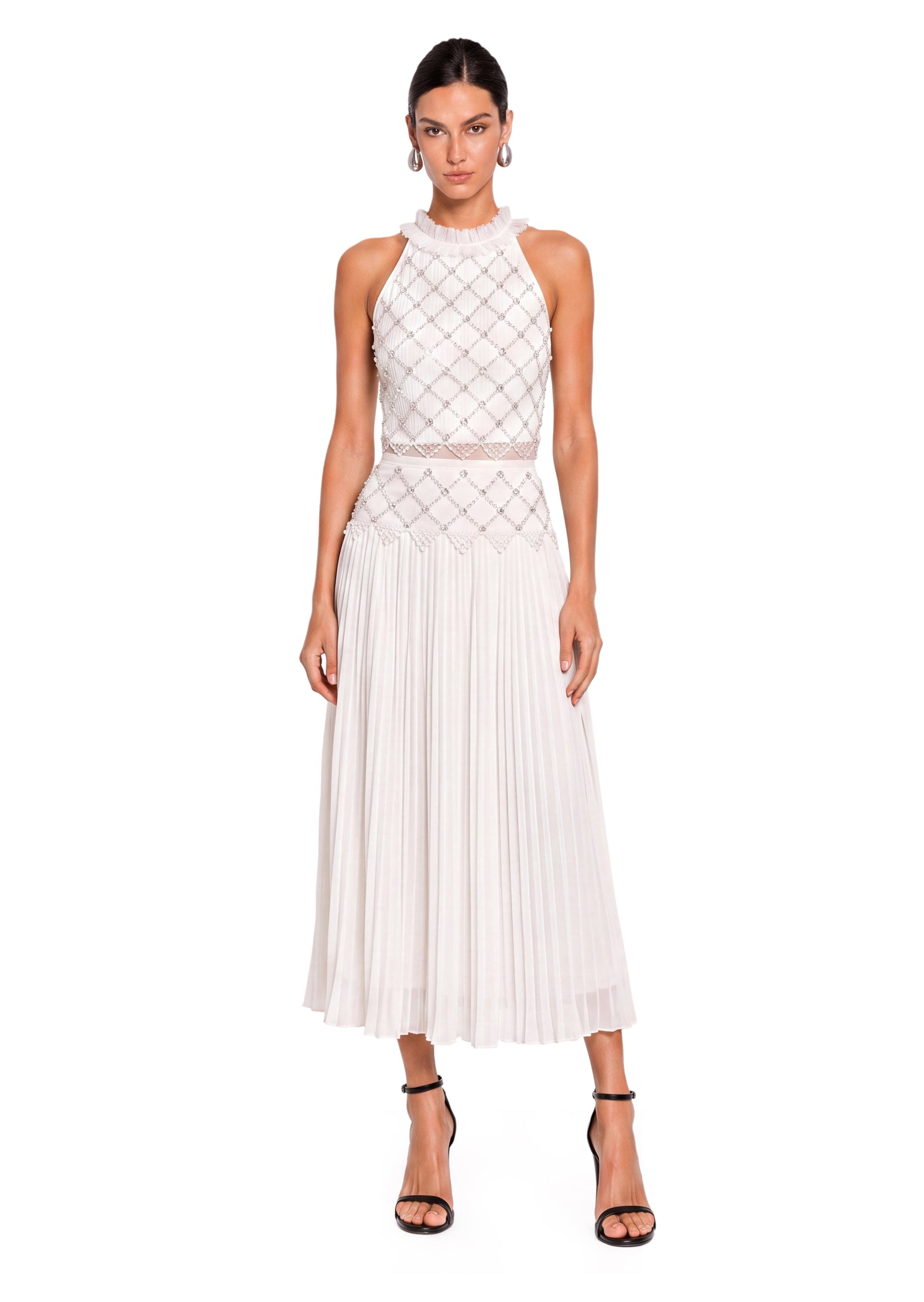 Paco Sleeveless Halter Top&Tulle Skirt Set