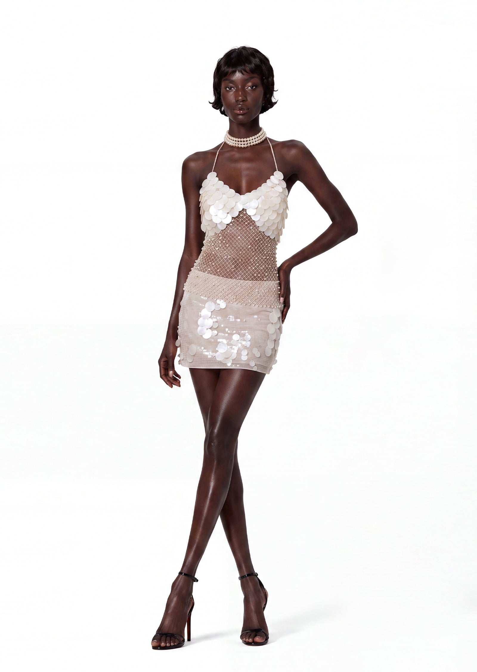Magnolie Sequined Embellished Two Piece Set