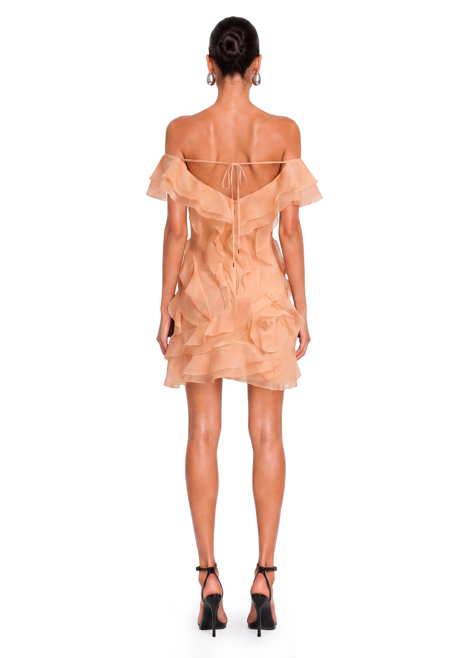 Layered Ruffled Mini Dress