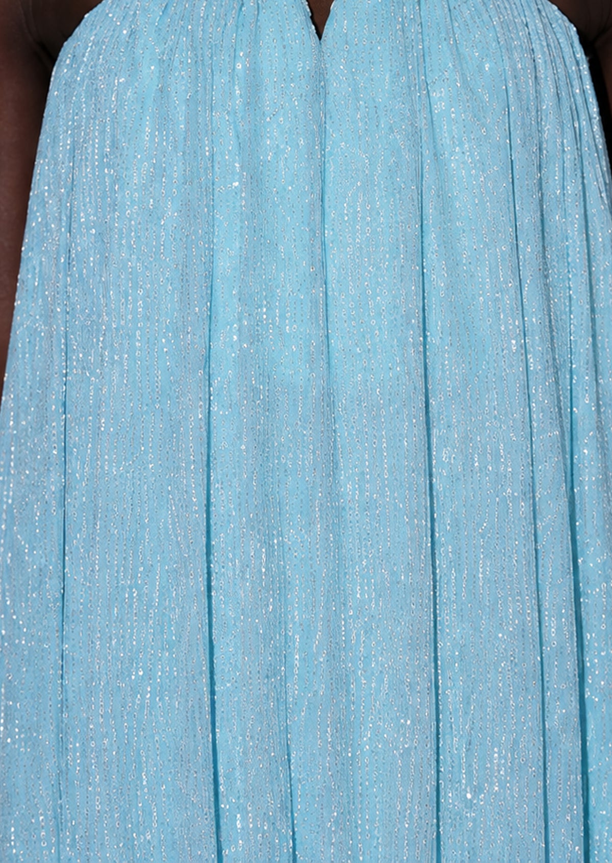 Midikleid in A-Linie mit Blumenmuster und Laternenärmeln