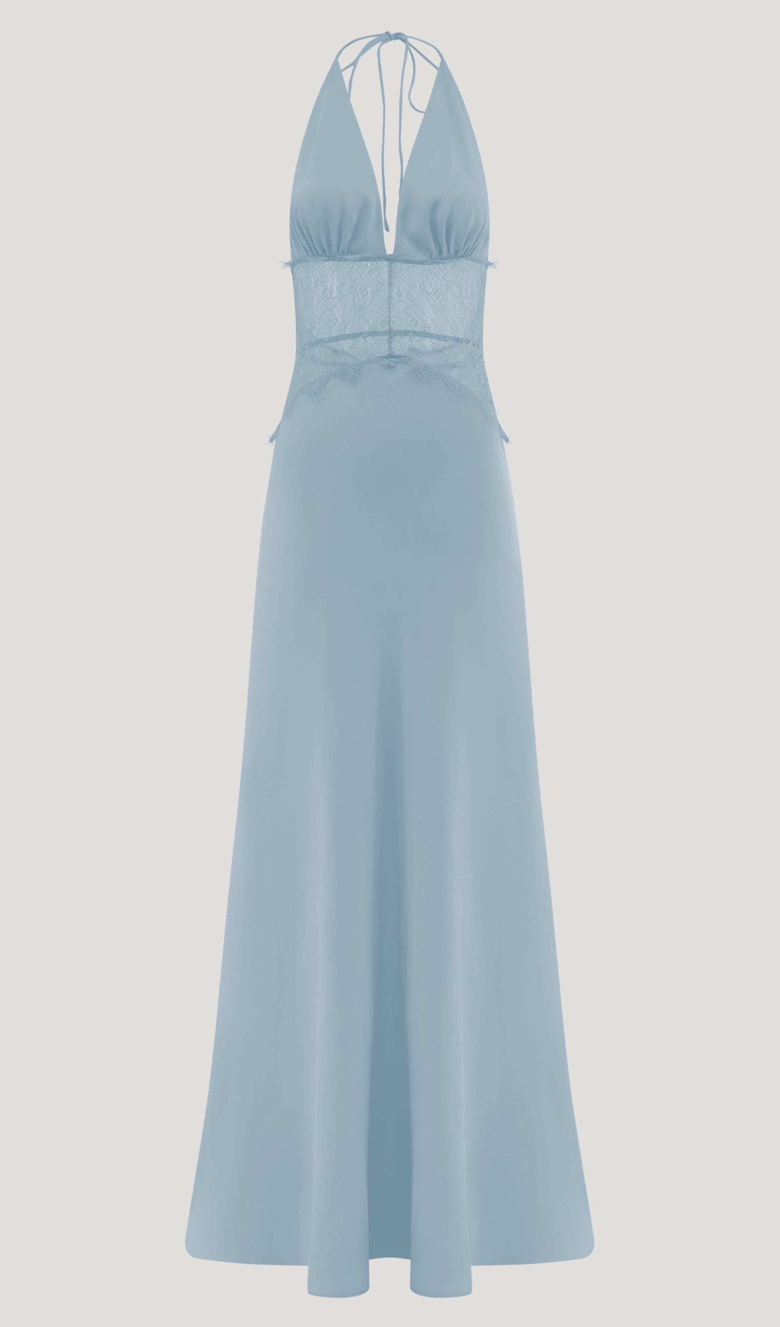 Midikleid in A-Linie mit Blumenmuster und Laternenärmeln
