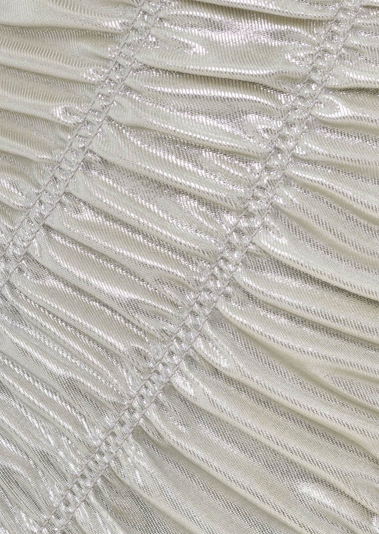 Midikleid in A-Linie mit Blumenmuster und Laternenärmeln