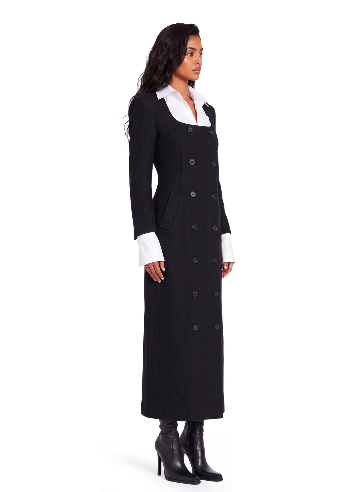 Abeje Long Tailored Coat