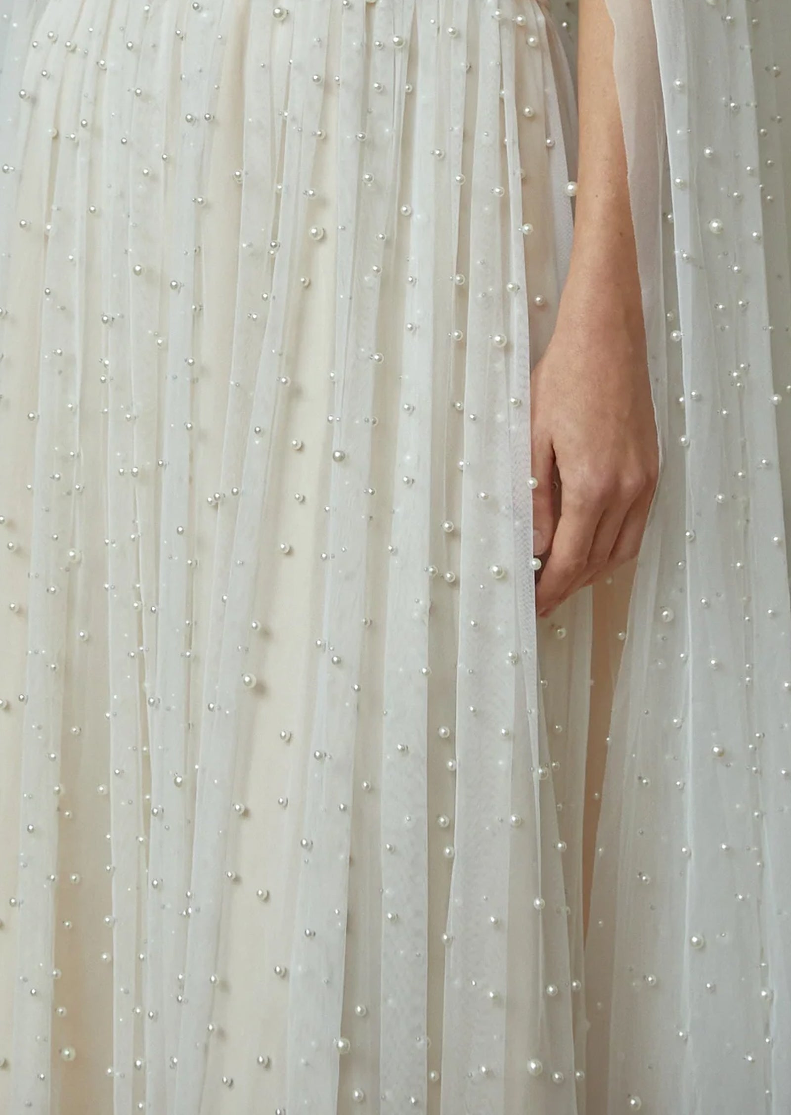 Midikleid in A-Linie mit Blumenmuster und Laternenärmeln