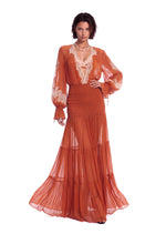 Macario Long Sleeve Lace Maxi Dress